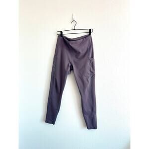 Fabletics Dark Gray PowerHold Two Pockets Legging L Minimalist Functional Clean